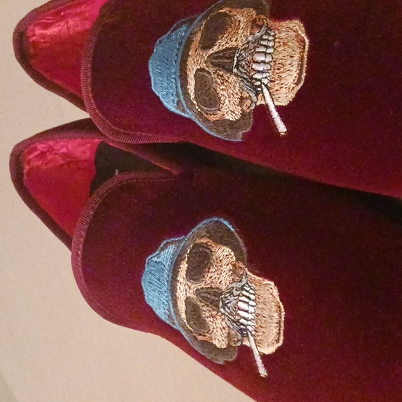 Foevtrue Smoking Velet Loafers